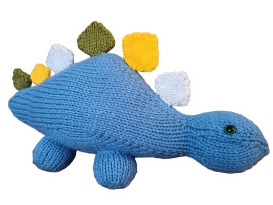 Rory Stegosaurus Knitted Soft Toy