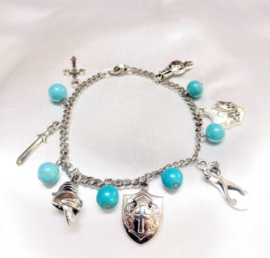 Armour of God Bracelet with Turquoise Beads