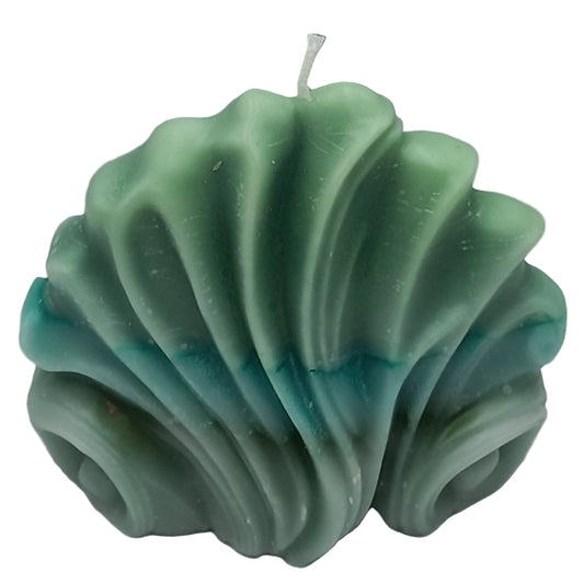 Green Shell Candle