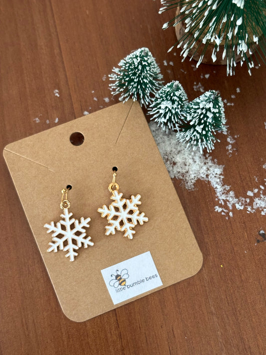Snowflake Christmas Earrings