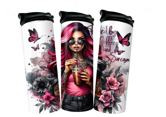 590ml double wall Stainless Steel Skinny. Suitable for Hot and Cold beverages. (3)