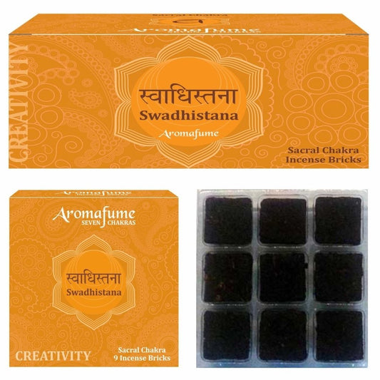 SWADHISTANA - Sacral Chakra Exotic Incense Bricks
