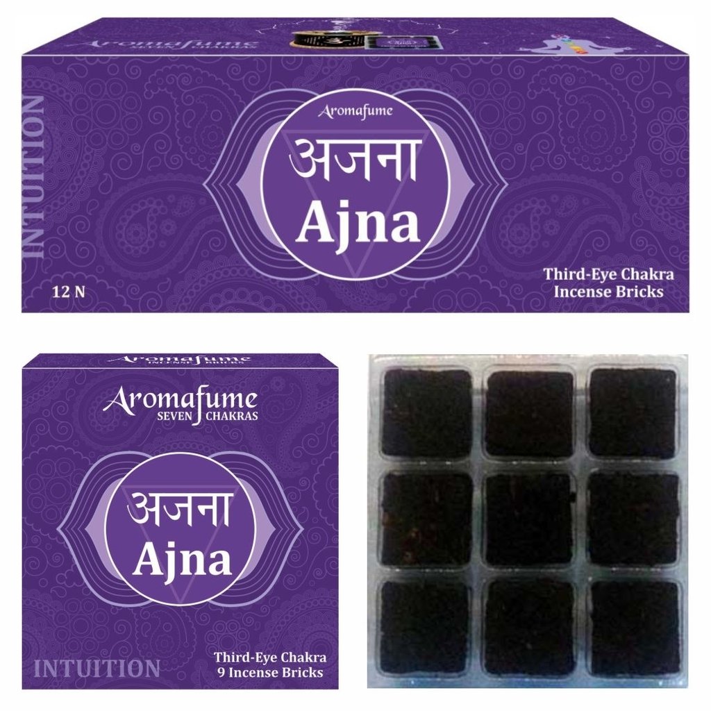 AJNA - Third Eye Chakra - Exotic Incense Bricks