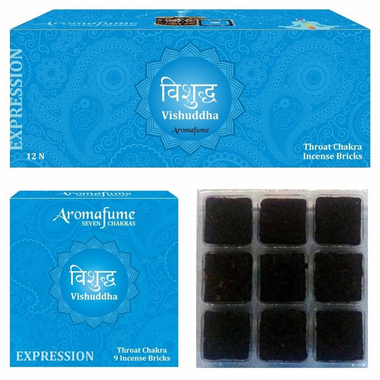 VISHUDDHA - Throat Chakra Exotic Incense Bricks